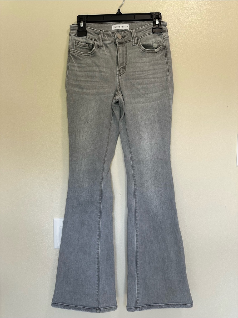 Women’s Flying Monkey Gray Flare Jeans